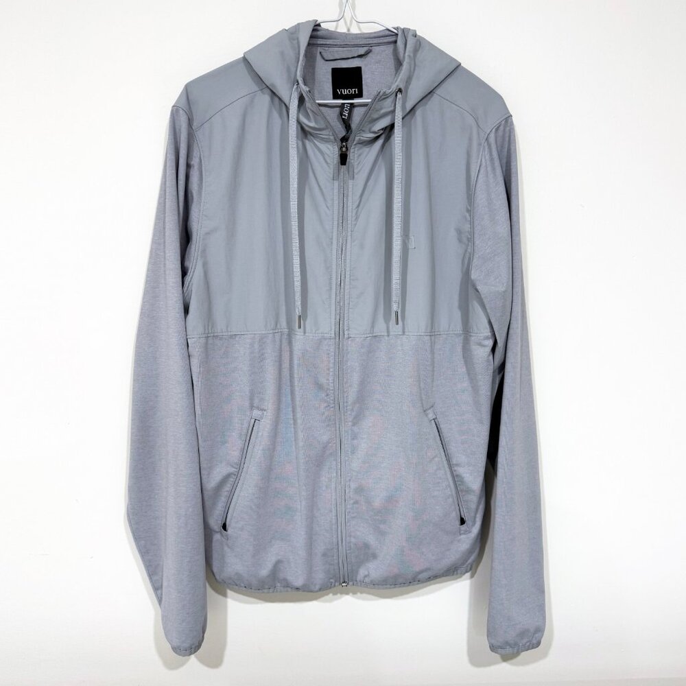 Vuori Mens Sunday Element Jacket Size M Grey